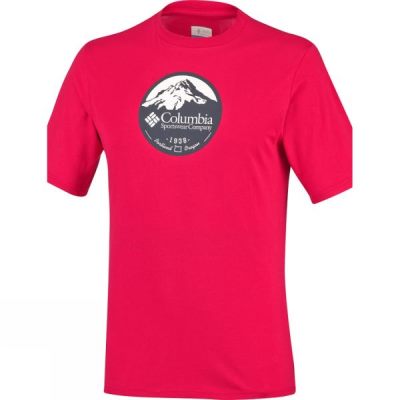 Tee Columbia CSC Pioneer Peak II Manga Corta Hombre Rojas - Chile EGP531867